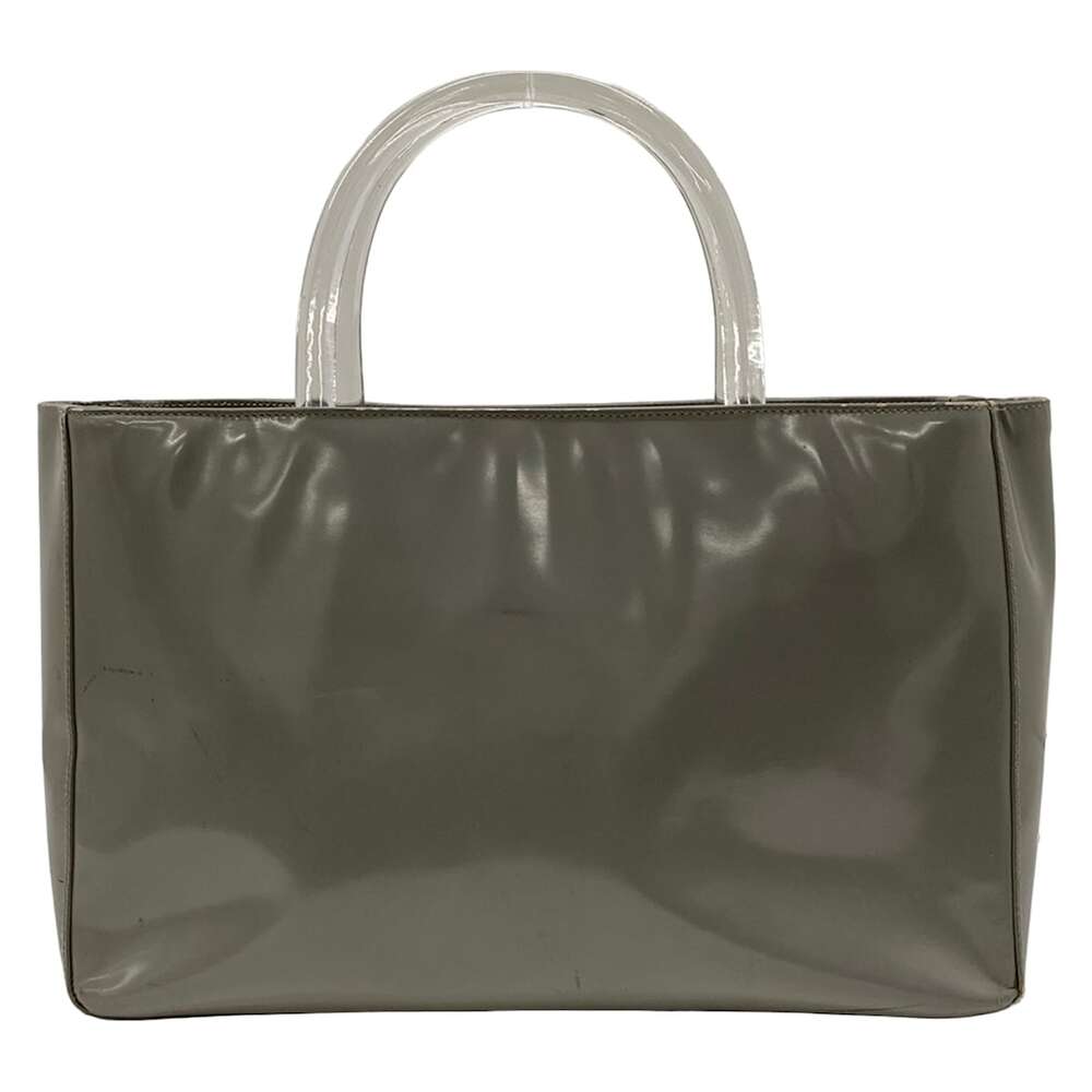 Prada Tote Bag Patent Leather Plastic - Picture 3 of 9